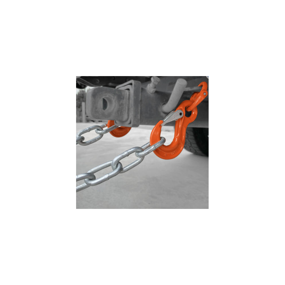 Vehicle Chain Safety Hook Set G80 in use