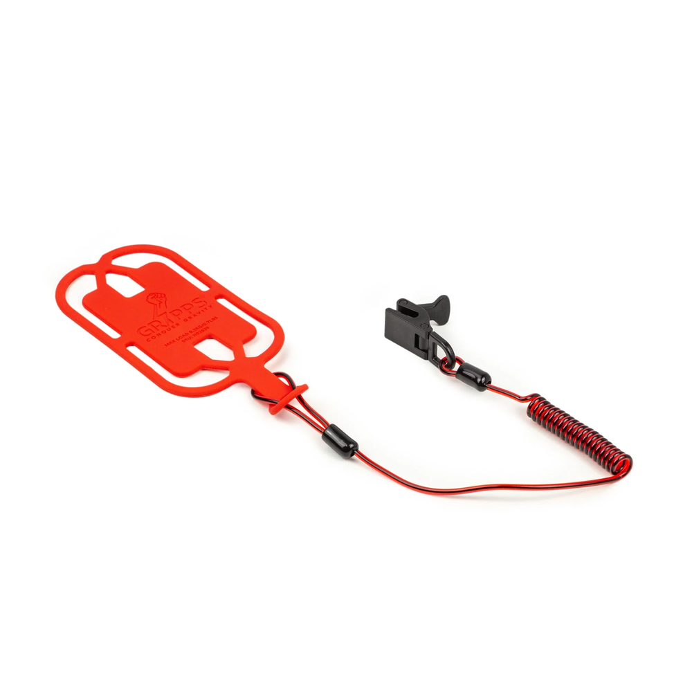 Phone Gripper with Coil Tether (Non-Conductive)