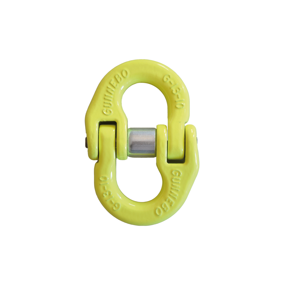 The Coupling Link Gunnebo, G Grabiq Grade 10 is designed to be used with a masterlink and eye hook for efficient lifting.