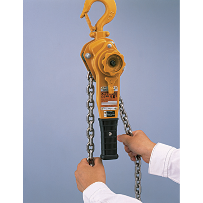 Lever Hoist KITO LB Series in use