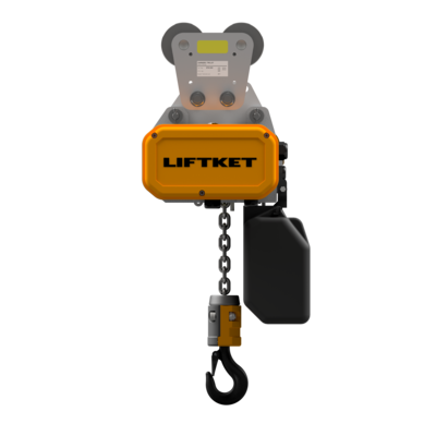 Electric Chain Hoist LIFTKET STAR with hook suspension 125 – 5.000 kg 400V trolley option