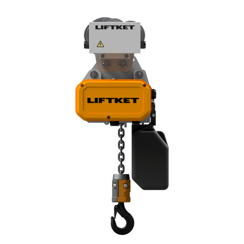 Electric Chain Hoist LIFTKET STAR with hook suspension 125 – 5.000 kg 400V trolley option