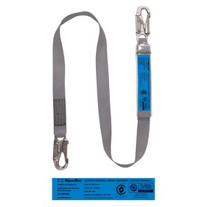The 3053 GLG is an energy-absorbing lanyard designed with back-up straps for added safety