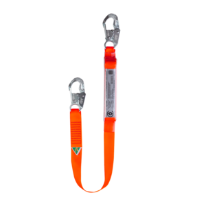 Webbing lanyard with snap hooks