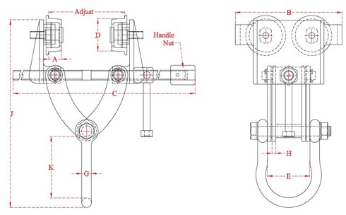 Beam Clamp type Superclamp BA specifications