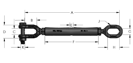 Townley Entertainment Rigging Screw drawing